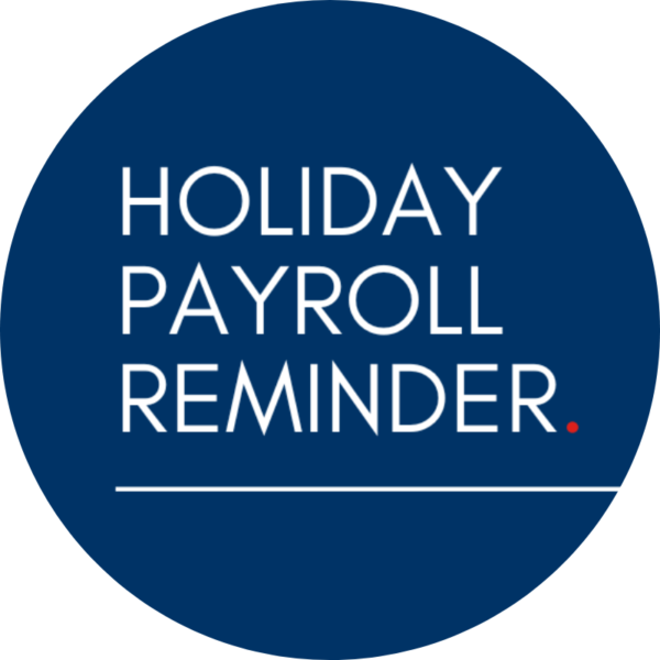 Holiday Reminder